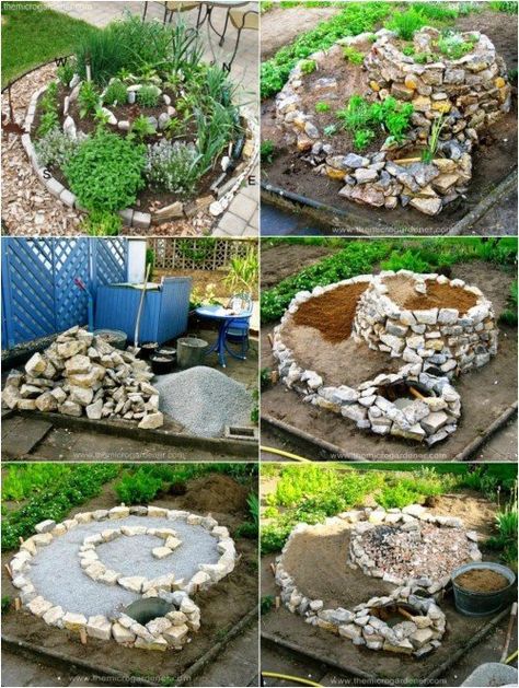 Forget the dried herbs – this is all about freshness! Herb Spiral, Spiral Garden, Outdoor Herb Garden, Diy Herb Garden, Herb Gardens, Vertical Herb Garden, Witch Garden, Planting Plan, Indoor Herb Garden