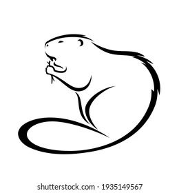 Beaver Drawing, Tattoos Stencil, Beaver Lodge, Beaver Logo, Wedding Vows To Husband, Planner Doodles, Pottery Animals, Silhouette Clip Art, Moon Drawing