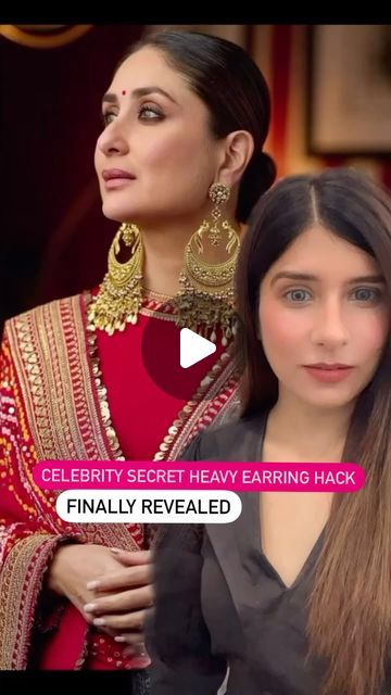 statement jewels | earrings | neckpiece |sarees | rings | Celebrity Secret Heavy Earring Hack
Finally Revealed!! | Instagram How To Wear Heavy Earrings, Heavy Earrings Hack, Earrings With Saree, Earring Hack, Heavy Earrings, Jeweled Earrings, September 19, Ear Rings, Big Earrings