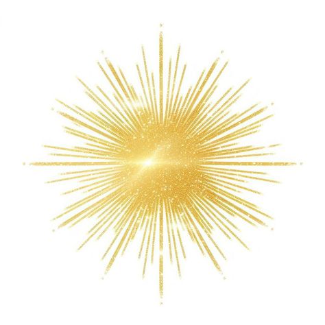 Gold Starburst, Plant Pattern, Gold Light, Free Image, Pattern Art, Fireworks, Sparkle, Glitter, Make It Yourself