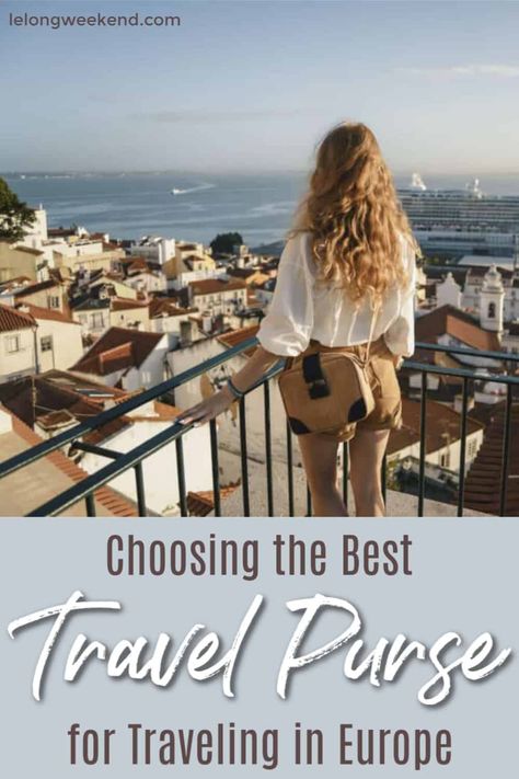 Best Travel Purses For Europe, Travel Purses For Women, Ireland Christmas, Traveling In Europe, Packing For A Trip, Travel Ootd, Best Travel Bags, Portugal Vacation, European Outfit