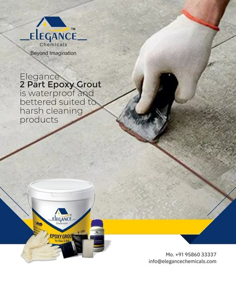 Tile Filler, Epoxy Grout, Epoxy Floors, Paint Buckets, Real Estates Design, Matte Paint, Tile Grout, Epoxy Floor, House Architecture