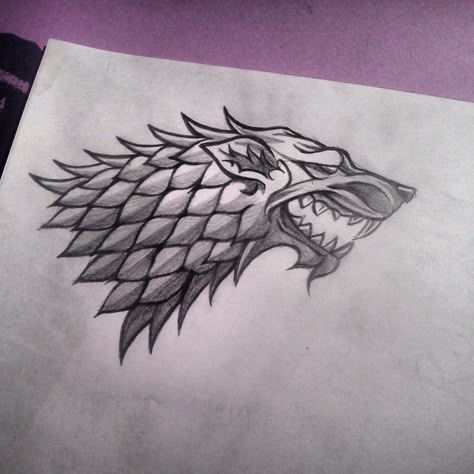 House Stark direwolf sigil aka the tattoo near my ankle XD House Stark Sigil, Game Of Thrones Drawings, Stark Wolf, Stark Direwolf, Stark Sigil, Wolf Tattoo Meaning, Game Of Thrones Tattoo, Hp Tattoo, Sak Yant Tattoo