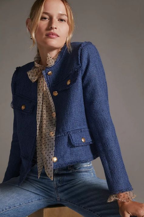 Chanel Jacket Outfit, Tweed Jacket Outfit, Central Park West, Women's Jackets, Stylish Clothes For Women, Street Style Chic, Looks Chic, 가을 패션, Winter Fashion Outfits