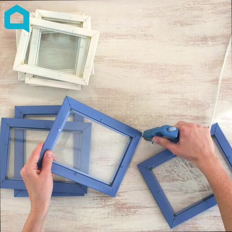 Dollar Tree Frames, Do It Yourself Decoration, Picture Frame Crafts, Dollar Tree Decor, How To Make Lanterns, Dollar Tree Diy Crafts, Dollar Tree Store, Cute Home Decor, Frame Crafts