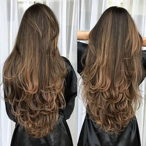 Feathered Hair Cut, Haircuts For Long Hair With Layers, Hairstyles For Layered Hair, Long Layered Haircuts, Haircuts Straight Hair, Girl Haircuts, Long Layered Hair, Haircuts For Long Hair, Long Wavy Hair