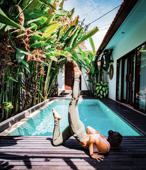 Yoga Travel, Yoga Photography, Yoga Training, Yoga Inspiration, Pool Party, Yoga Fitness, Pilates, Influencer, Bali