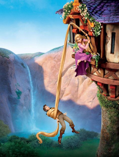 Rapunzel Tower, Disney Movie Art, Tangled 2010, Rapunzel And Eugene, Images Disney, Disney Background, Flynn Rider, Tangled Rapunzel, Disney Rapunzel