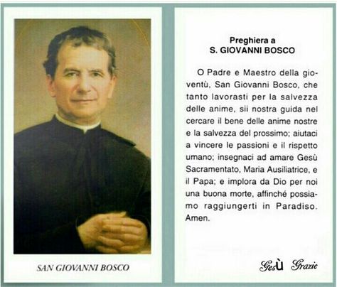 San Giovanni Bosco, San Giacomo, Don Bosco, Madonna, Book Cover, Quotes, Books, San Juan