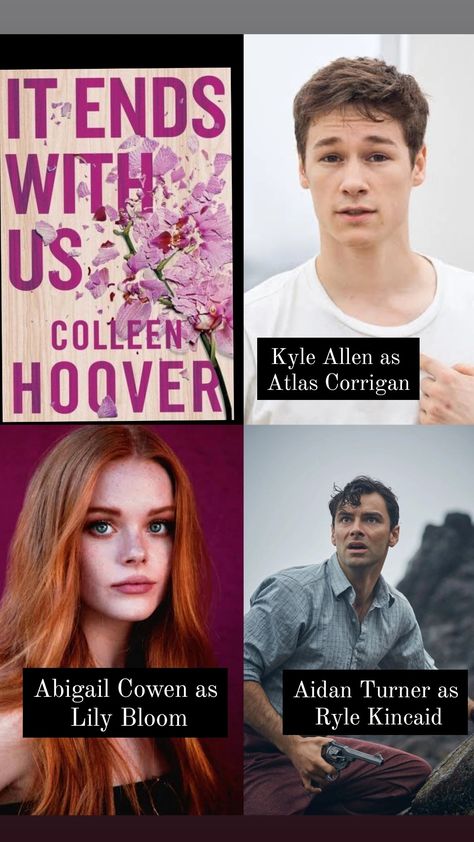 It Ends With Us Dream Cast, It Ends With Us Movie Cast, It Ends With Us Movie, Us Movie, Hoover Books, Dream Cast, This Is Us Movie, Colleen Hoover Books, Movie Cast