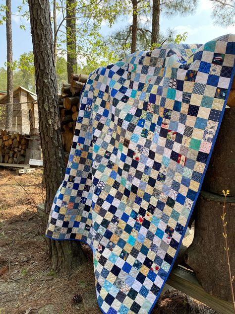 Checkerboard Finishes | abyquilts Checkerboard Quilt, Pretty Quilts, Lap Quilts, Pretty Quilt, Memory Quilt, Shirt Quilt, Free Quilting, Quilt Ideas, Baby Quilts