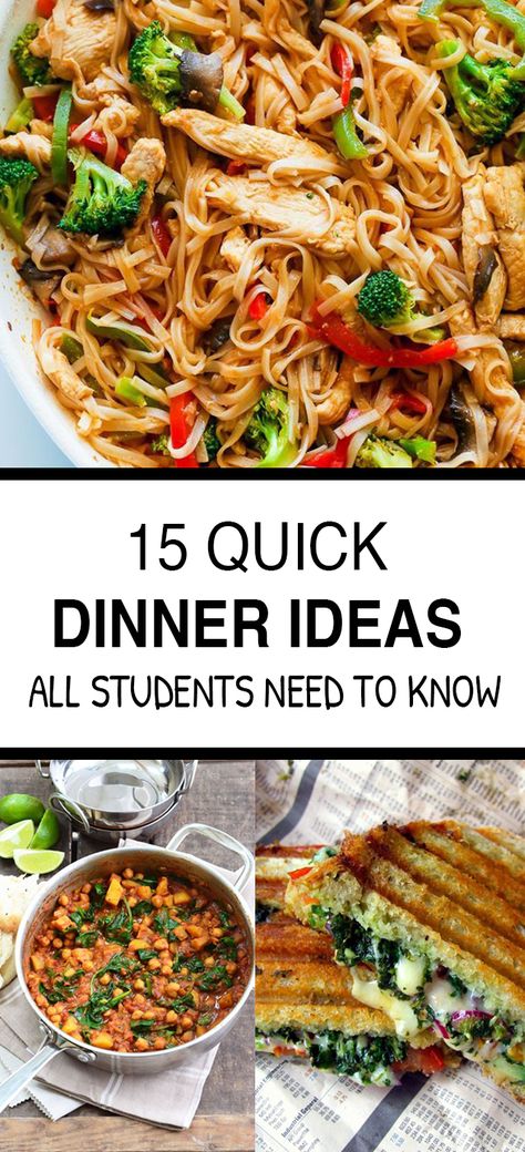 Cheap Student Meals, Easy Student Meals, Student Meals, College Dinners, University Food, Dorm Food, Quick Dinner Ideas, Dinner Quick, Student Recipes