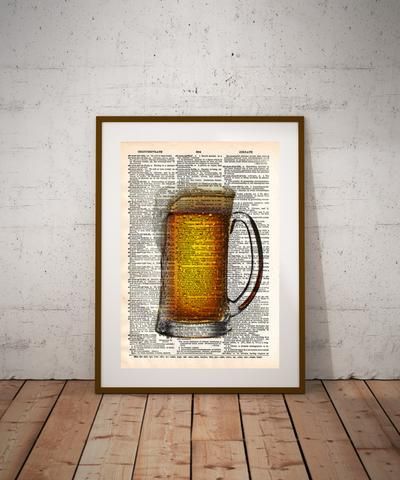 Frosty pint, beer pint art, mancave wall art, gift for beer lover, beer sign - - 1 Pint Beer, Ultimate Man Cave, Cave Art, Man Cave Art, Pint Of Beer, Whiskey Bar, Man Cave Home Bar, Splash Art, Gifts For Beer Lovers