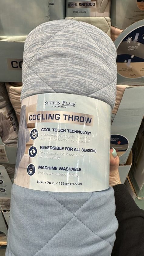 Costco is Selling A Cooling Blanket That Absorbs Heat to Keep You Cool While You Sleep Kids Activities Blog Cooling Blanket For Summer, Cooling Bedding, Cool Blankets, Bed Cooling System, Boozy Ice Pops, Penthouse Aesthetic, Cold Blanket, Cooling Sheets, Guy Gifts