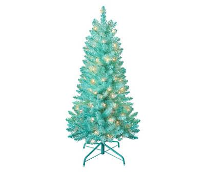 Teal Christmas Tree, Turquoise Christmas Tree, Artificial Tree Branches, Beach Crafts Diy, Colorful Christmas Decorations, Rainbow Christmas Tree, Teal Christmas, Turquoise Christmas, Tinsel Tree