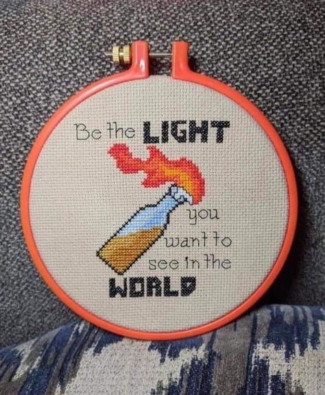 Things To Cross Stitch, Silly Cross Stitch Pattern, Subversive Cross Stitches, Funny Cross Stitch, Cross Stitch Quotes, Stitch Quote, Subversive Cross Stitch, Be The Light, Cross Stitch Funny