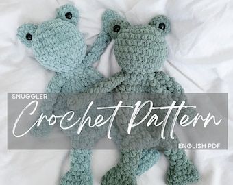 TheCosyStitch - Etsy Australia Crochet Snugglers, Crochet Frog Pattern, Frog Crochet Pattern, Sloth Crochet, Crochet Lovey Free Pattern, Crochet Stuffies, Crochet Sloth, Frog Crochet, Frog Pattern