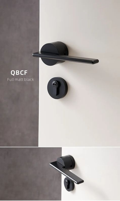 Dooroom Brass Door Lock Set Modern Gold Black Silver Interiror Bedroom Bathroom Double Wood Door Lever Set Dummy Handle Knob - AliExpress Modern Door Handles, Cheap Doors, Door Handles Modern, Door Handles Interior, Shiva Lord Wallpapers, Lock Set, Door Lever, Modern Door, Wood Door