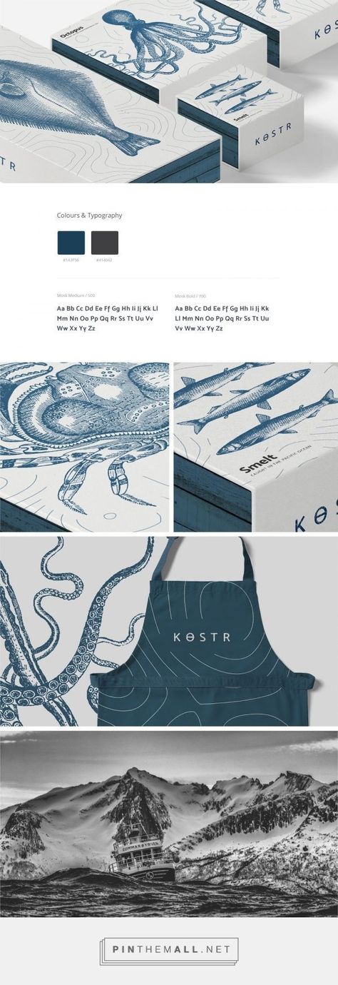 Seafood Design, Bar Restaurant Design, Architecture Restaurant, Restaurant Identity, Visuell Identitet, Design Café, Water Logo, Restaurant Logo, Corporate Identity Design