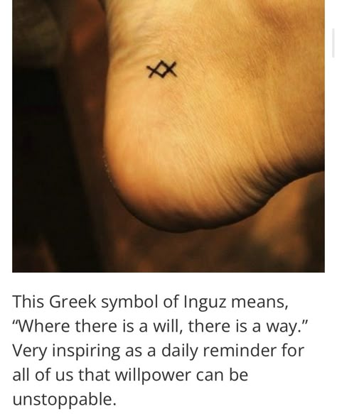 Unique Greek Tattoos, Greek Mythology Tattoos With Meaning, Tiny Goddess Tattoo, Greek Language Tattoo, Greek Tattoos With Meaning, Greek Myth Tattoo Simple, Greek Hand Tattoo, Willpower Tattoo, Greek Symbol For Strength