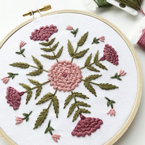 Birth Flower Embroidery, Chrysanthemum Embroidery, November Flower, Abstract Embroidery, Digital Embroidery Patterns, Wooden Embroidery Hoops, Embroidered Handkerchief, Floral Embroidery Patterns, Embroidered Napkins