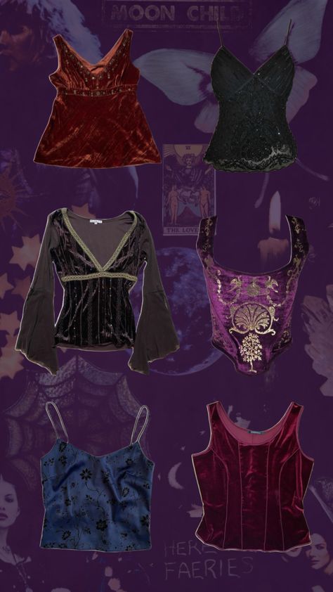 whimsigoth tops #whimsigoth #outfitinspo #vintage #beauty #witch #witchyaesthetic #whimsigothaesthetic #vintagetops #thrifted #thrifting #fallvibes #velvet #beadedtops #lacetops #flaredsleeves #jeweltones Jewel Tone Outfits, Classic Rock Fashion, Vintage Outfit, Vintage Beauty, Jewel Tones, New Wardrobe, Lace Tops, Flared Sleeves, Dream Wardrobe