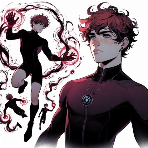 Adam Warlock Fanart, Male Scarlet Witch, Dc Oc Male, Witches Fanart, Scarlet Warlock, Superhero Oc Character Design, Magia Dc, Magic Superhero Design, Superhero Design Male