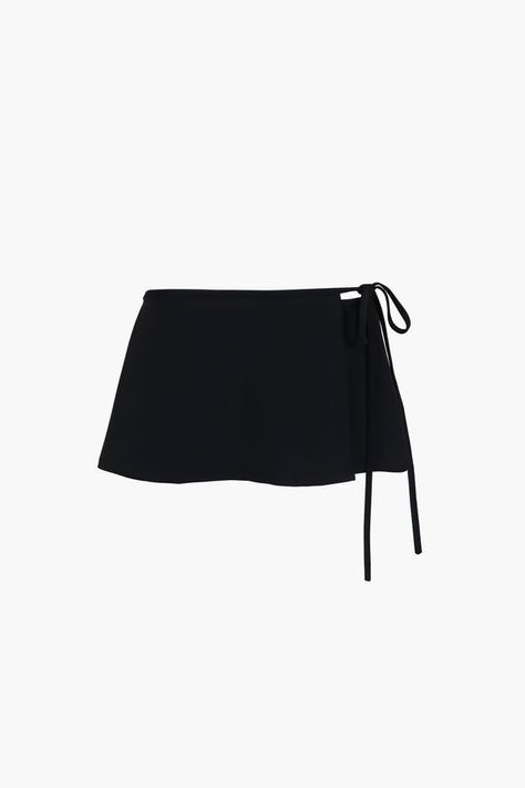 Flowy Mini Skirt, Wrap Skort, Monthly Payments, Sandy Liang, Mini Wrap, Dolce E Gabbana, Fashion Design Clothes, Cute Skirts, S 10