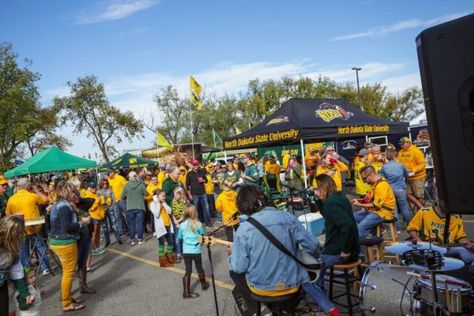 At North Dakota State University, tailgating is an education in the culture of the North Ndsu Bison, North Dakota State University, Carson Wentz, College Football Teams, An Education, Kansas State, Football Stadiums, Championship Game, How To Go