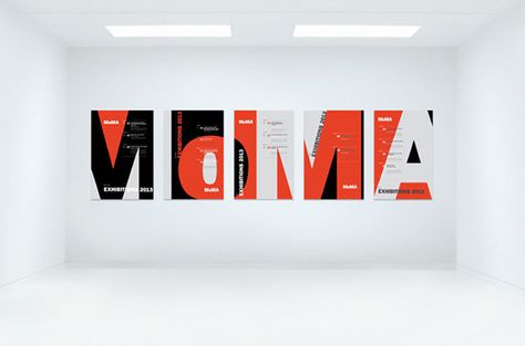 MoMA Poster Series on Behance Moma Poster, Pub Design, Banner Design Inspiration, The Museum Of Modern Art, Nyc Art, Creative Typography, Poster Series, Graphic Design Tools, Type Posters