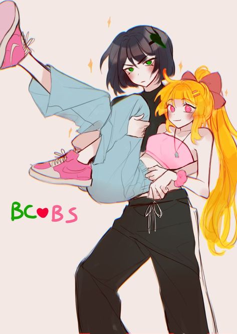 Buttercup Powerpuff Fanart, Blossom Powerpuff Fanart, Buttercup Fanart, Powerpuff Fanart, Blossom Utonium, Blossom And Buttercup, Ppg Fanart, Super Nana, Powerpuff Girls Fanart