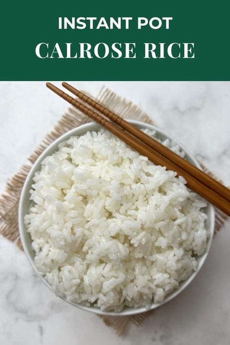 How to cook Calrose Rice Rice In Instant Pot, Calrose Rice, Rice In The Instant Pot, Quick Side Dishes, Turkey Pot Pie, Poached Chicken, Veggie Delight, Tasty Videos, Electric Pressure Cooker