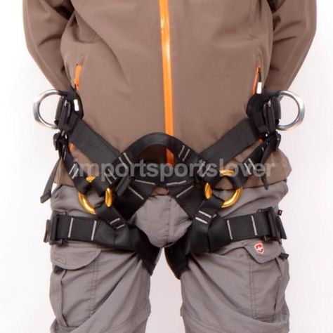 Outdoor rock tree climbing #abseiling fall #protection #rappelling harness seat,  View more on the LINK: 	http://www.zeppy.io/product/gb/2/152128959697/ Rappelling Gear, Rock Climbing Harness, Mountain Climbing Gear, Harness Outfit, Forest Management, Tree Surgeons, Climbing Harness, Abseiling, Rock Climbing Gear