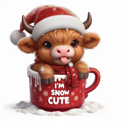 Cow Pics, Cow Cartoon Images, Christmas Cows, Christmas Wallpaper Iphone Cute, Cow Wallpaper, Highland Cow Art, Cow Print Wallpaper, Mini Cows