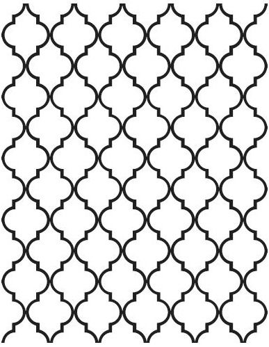 Quatrefoil Print Cake Frosting Designs, Sealing Design, Idee Cricut, Islamic Art Pattern, Stencil Patterns, Hand Embroidery Design Patterns, Stencil Designs, Calligraphy Art, A Pattern