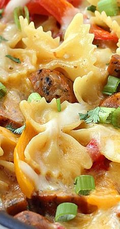 Cheesy Sausage And Peppers, Peppers Pasta, Paprika Pasta, Sausage And Peppers Pasta, Pasta Casserole Recipes, Sausage Peppers, Fantastic Recipes, Pepper Pasta, Pasta Casserole