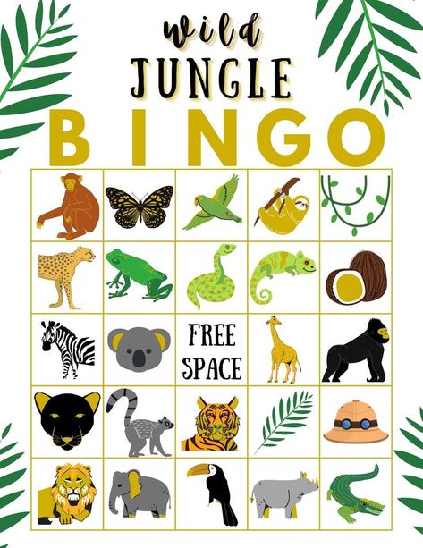 Jungle Games For Kids, Jungle Theme Activities, Zoo Activities Preschool, Preschool Jungle, Jungle Activities, Jungle Crafts, Easter Templates Printables, Forest Crafts, Summer Camp Themes