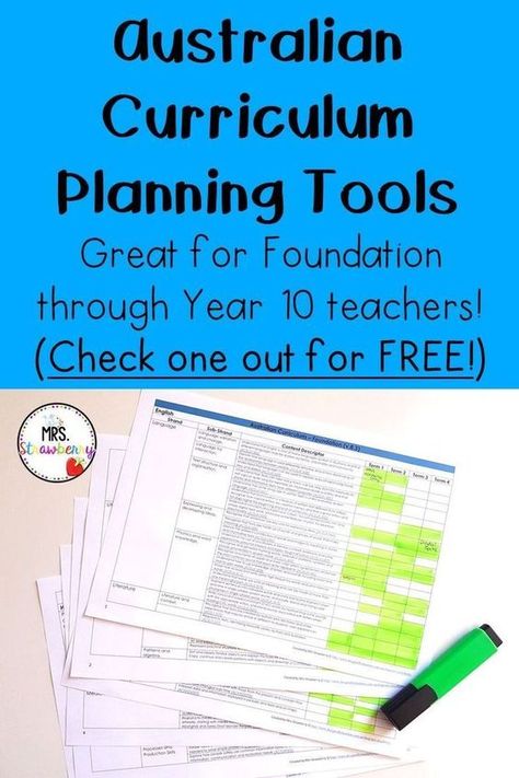 If you're on the lookout for Australian Curriculum Planning Tools to help you get organized for the entire school year, THIS is the place for you! You'll find great materials plus a FREE EDITABLE download for your Foundation through Year 10 students. You'll want to check this one out to make this your best year yet. {Classroom organization, Australia curriculum, Year 1, 2, 3, 4, 5, 6, 7, 8, 9, 10, back to school, lesson or unit planning, freebie} Teacher Organisation, Unit Planning, Third Grade Classroom, Curriculum Planning, Classroom Management Strategies, Classroom Organisation, Primary Teaching, Education Inspiration, Planning Tools