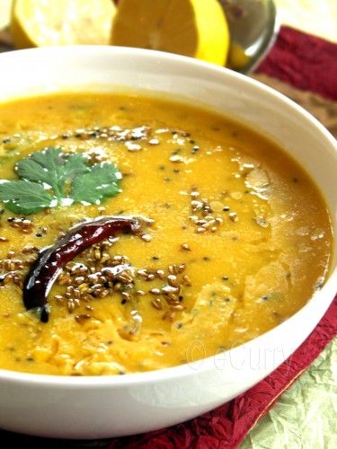 Red Masoor Dal Indian Dal Recipe, Dahl Recipe, Dal Recipe, Red Lentil Soup, Vegetarian Entrees, Mango Recipes, Red Lentil, Indian Dishes, Bean Recipes