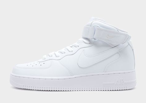 Basketball Shoes For Men, Nike Air Force 1 Mid, Best Basketball Shoes, White Nike Shoes, Nike Air Force 1 High, Air Force 1 Mid, Air Force 1 High, White Shoes Sneakers, Shaquille O'neal