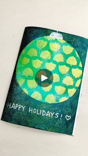 11K views · 108 reactions | Unwrap the creative process!💚🎄 @artbyaalice layers Gelli prints, crafting intricate patterns for holiday ornaments. With a silver pen, she adds personalized details and heartfelt messages, turning each print into a unique holiday card—perfect for gifting to a loved one. 🎁✨ 💌 #GelliArtsHolidayCrafts #HandmadeChristmas #cardmaking #diycards #christmascards #holidaycards #christmas #holidayseason #diygifts #diychristmas #GelliArts #gelprinting #printmaking #artdiy #arttutorial#printmakersofinstagram | Gelli Arts - Gel Printing Plate | DM Production · Christmas Is Coming Gelli Plate Cards, Gel Printing Plate, Unique Holiday Cards, Gel Printing, Gelli Prints, Silver Pen, Gelli Arts, Heartfelt Messages, The Creative Process