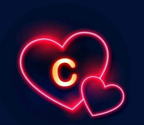 C Name Wallpaper, C Wallpaper Letter Aesthetic, Heart Black Background, Sparkly Iphone Wallpaper, C Love, Love Wallpapers, Name Dp, Whatsapp Profile Picture, S Love Images