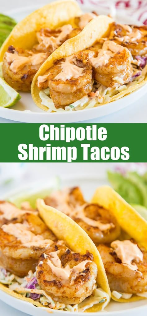 Chipotle Shrimp Tostadas, Shrimp Taco Crema, Shrimp Tacos With Chipotle Sauce, Shrimp Tacos Chipotle Sauce, Chili's Shrimp Tacos Copycat, Chipotle Sauce For Shrimp Tacos, Shrimp Chipotle Recipes, Baja Shrimp Tacos Sauces, Street Shrimp Tacos