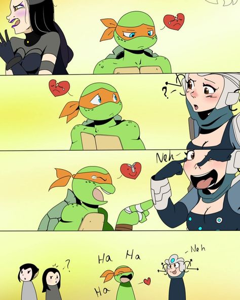 Korrina Pokemon, Tmnt Girls, Tmnt Mikey, Tmnt Characters, Ninja Turtles Funny, Tmnt Comics, Teenage Mutant Ninja Turtles Artwork, Teenage Mutant Ninja Turtles Art, Ninja Turtles Artwork