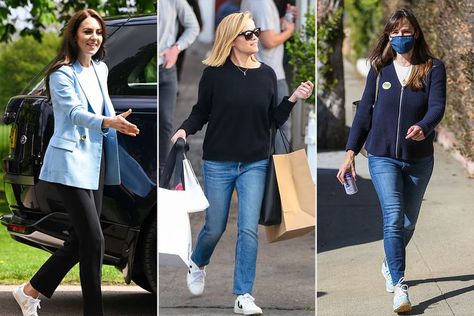 The Comfy Sneaker Brand Celebrities and Royals Keep Wearing Is Secretly on Sale for Just 48 More Hours Staple Sneakers, French Shoes, Steamer Recipes, Veja Sneakers, All White Outfit, Popular Shoes, Reese Witherspoon, Sneaker Brands, Stylish Sneakers