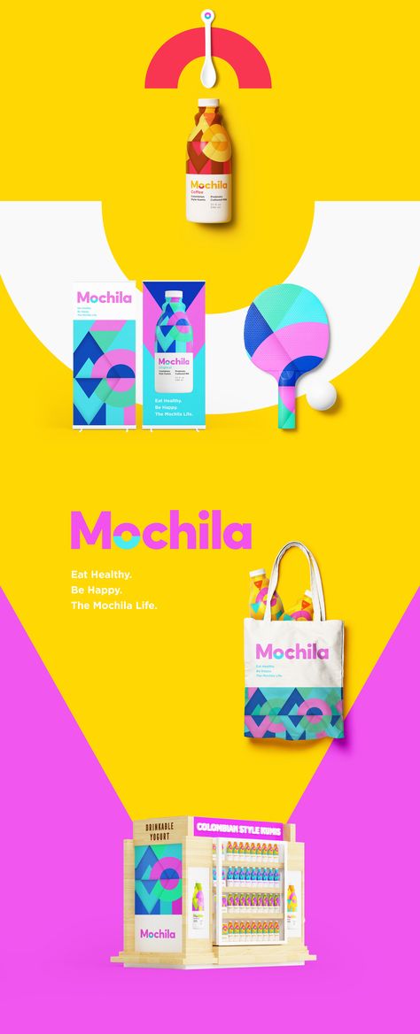 This Brightly Colored Yogurt Inspires Health and Happiness — The Dieline | Packaging & Branding Design & Innovation News Superfood Bars, Brand Goals, Yogurt Brands, Grocery Cart, Social Branding, Health And Happiness, Social Media Branding, Creativity And Innovation, Branding Inspiration