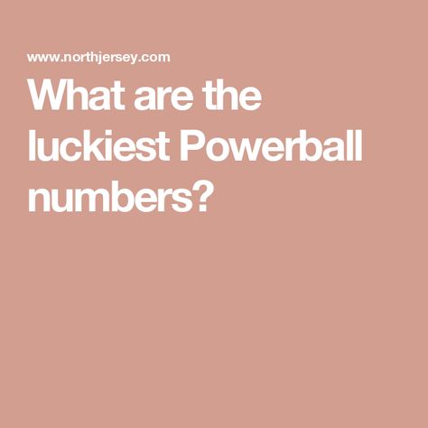 What are the luckiest Powerball numbers? Lotto 649 Winning Numbers, Picking Lottery Numbers, Lottery Website, Powerball Lottery, Winning Powerball, Lotto Numbers, Winning Lottery Numbers, Jackpot Winners, Power Balls