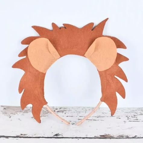 Lion Costume Headband for Kids Baby Birthday Party Hair Accessories Boys Lion Halloween Costume Headbands Hard Plastic Headwear _ - AliExpress Mobile Lion Costume Diy, Costume Headbands, The Wizard Of Oz Costumes, Diy Fantasia, Lion Halloween Costume, Lion Halloween, Lion Ears, Hair Bands Diy, Craft Instructions For Kids