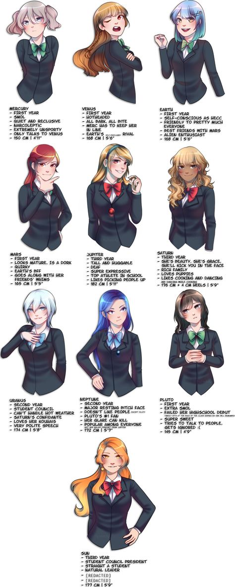 Solar system girls, by flytedify. | Earth-chan | Know Your Meme Comic Manga, Anime Version, Art Anime, An Anime, Manga Drawing, Manga Girl, Solar System, Cool Drawings, Anime Memes