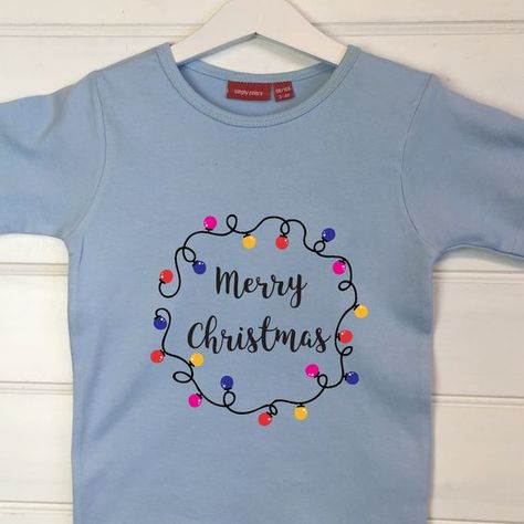 Personalised Child's Christmas Lights T Shirt Christmas t shirt #christmastshirt T shirt #tshirt t-shirt #t_shirt t shirts #tshirts t-shirts #t_shirts T shirt design #tshirtdesign T-shirt designs #t_shirtdesign T shirts designs #tshirtsdesigns 4.190 Christmas T Shirt Design, Christmas Shop, Different Fonts, Winter Days, Christmas T Shirt, Free Christmas, Original Gift, Personalised Kids, Christmas Tshirts